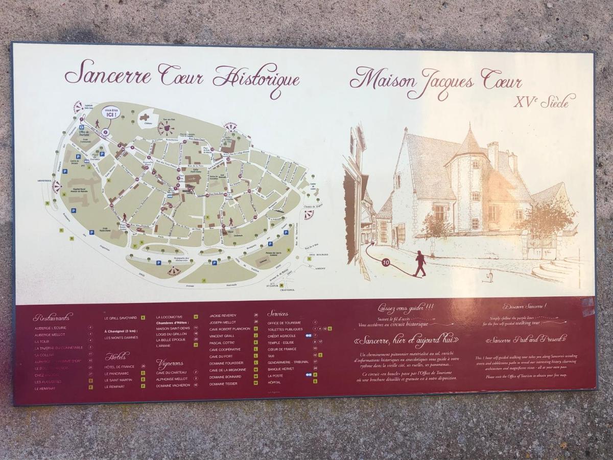 Appartement Centre Historique Sancerre Eksteriør bilde